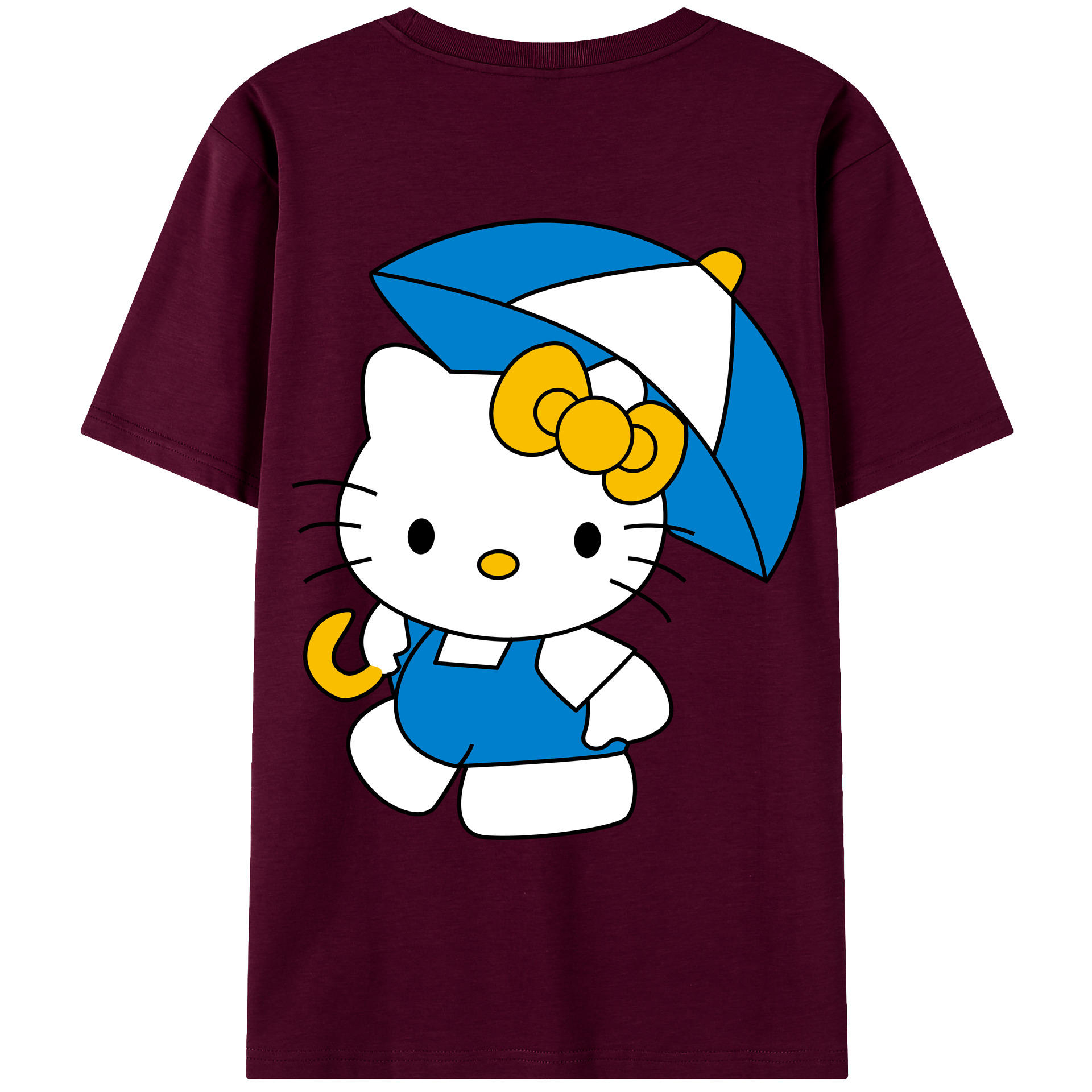 （画像用） Hello Kitty ハローキティ レディース半袖Tシャツ(バックプリント)